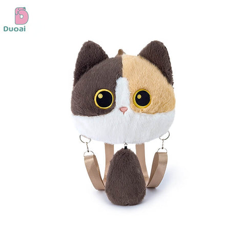 Duoai Original Cat Tail Plush Backpack – Kawaii Cat Backpack Cute Gift Collection