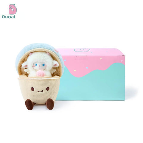 Duoai Original Fluffy Sheep Plush Toy – Creative Cute Lamb, Healing Stuffed Animal for Kids