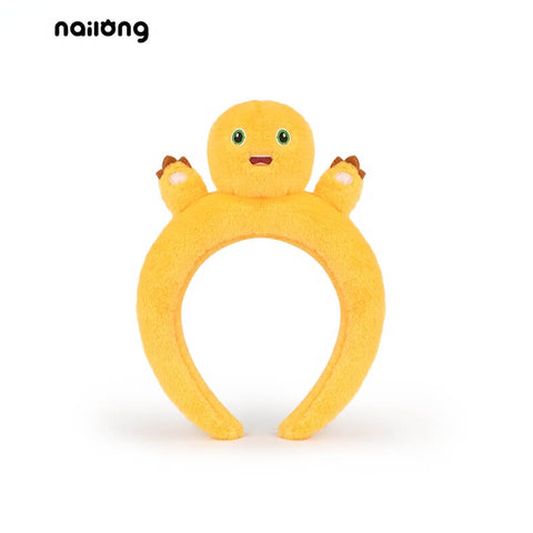 NaiLong Plush Headband – Cute Dragon Face Wash & Mask Accessory Duoai Plush