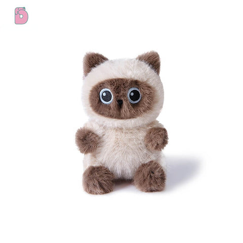Duoai Original Cat Hand Puppet – 15cm / 5.9" Plush Companion Toy with Scent Sachet (Black, Gray, Siamese, Calico) Duoai Plush