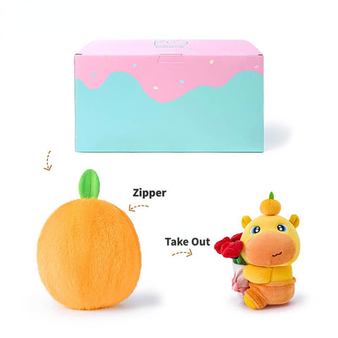 Duoai  x Capybara Lulu Flower Bouquet Keychain – Cute Bag Charm Kawaii Gift Collection
