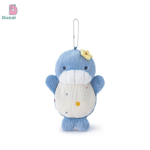 Duoai Original Bean Bag Whale Plush Keychain – Cute Ocean Animal Bag Charm Kawaii Gift Collection
