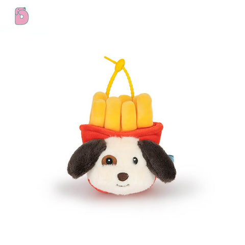 Duoai Dalmatian Plush Keychain – Burger, Fries & Milkshake Charms (4.7") Duoai Plush