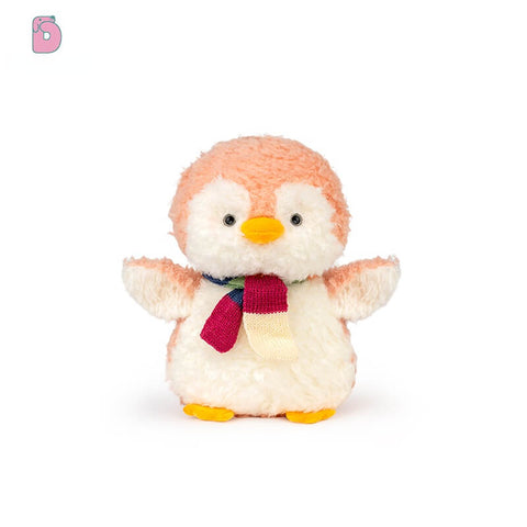 Duoai Cute RUA Penguin Plush Toy – Soft Birthday Gift Penguin Doll with Hat or Scarf, Comfort Plush for Kids & Girls