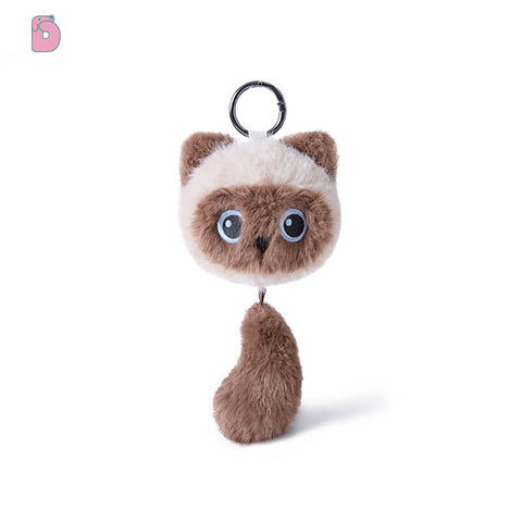 Duoai Cat Tail Plush Keychain – 5.9" Cute Bag Charm Duoai Plush