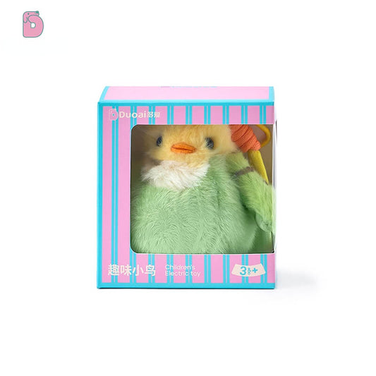 Duoai Interactive Musical Bird Toy Keychain – 4.7" (12cm), Rechargeable