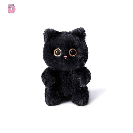 Duoai Original Cat Hand Puppet – 15cm / 5.9" Plush Companion Toy with Scent Sachet (Black, Gray, Siamese, Calico) Duoai Plush