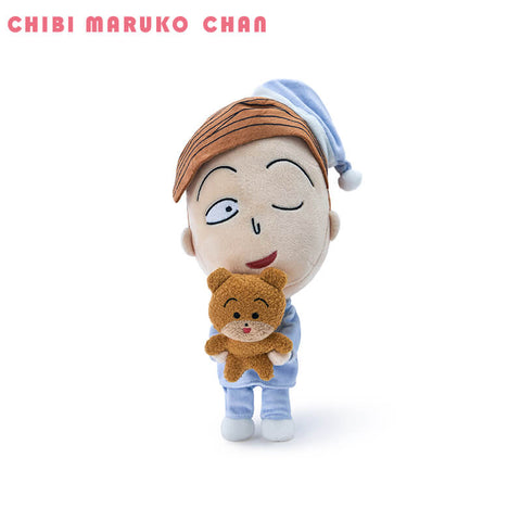 Duoai Official Chibi Maruko-chan Pajama Plush Doll – 10in Cute Anime Gift Toy