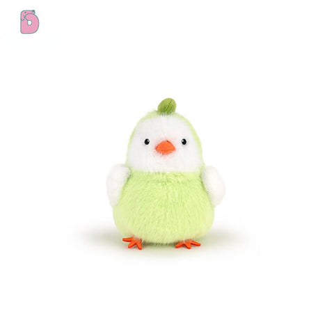 Duoai Original Cute Chick Plush Keychain – 3.9" Mini Backpack Charm, Creative Chicken Bag Pendant & Gift for Girls