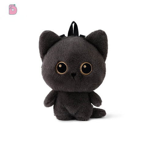 Duoai Original Cat Plush Backpack – 50cm (19.7") Cute Stuffed Animal Shoulder Bag, Realistic Cat Toy Backpack Gift for Girls Duoai Plush