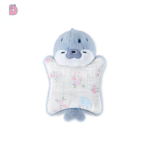 🐬 Duoai Original Seal Plush Pillow – 21.6" Soft Sleeping Seal Stuffed Animal, Blue / White / Brown Cuddle Plush for Nighttime Comfort & Birthday Gift