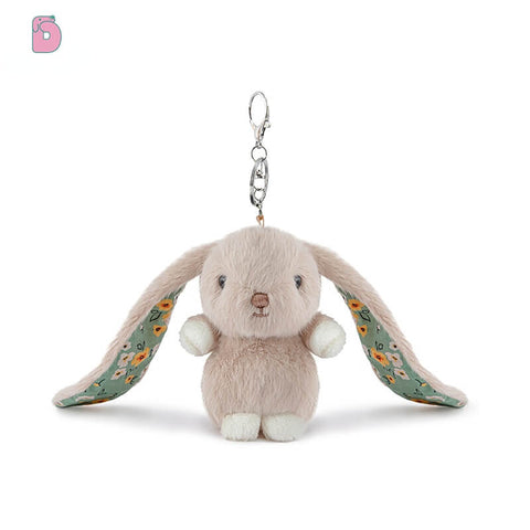 Duoai Original Garden Bunny Plush Keychain — 16.5 cm / 6.5" Cute Hanging Rabbit Gift