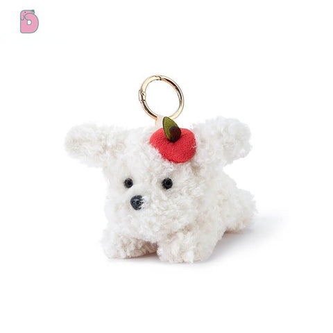 Duoai Vintage Dog Plush Keychain – Cute Bag Charm (3.1" / 5.5")