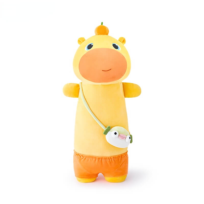 Duoai x Capybara Lulu Pufferfish Plush Hug Pillow – Cute companion toy Stuffed Animal Cuddle Cushion