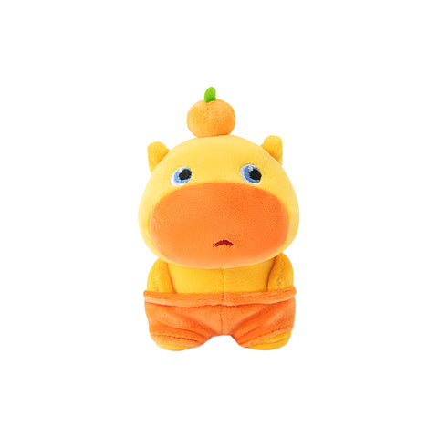 Duoai × Capybara Lulu Sassy Plush Keychain – Cute Bag Charm Kawaii Gift Collection